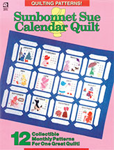 Sunbonnet Sue Calendar Quilt